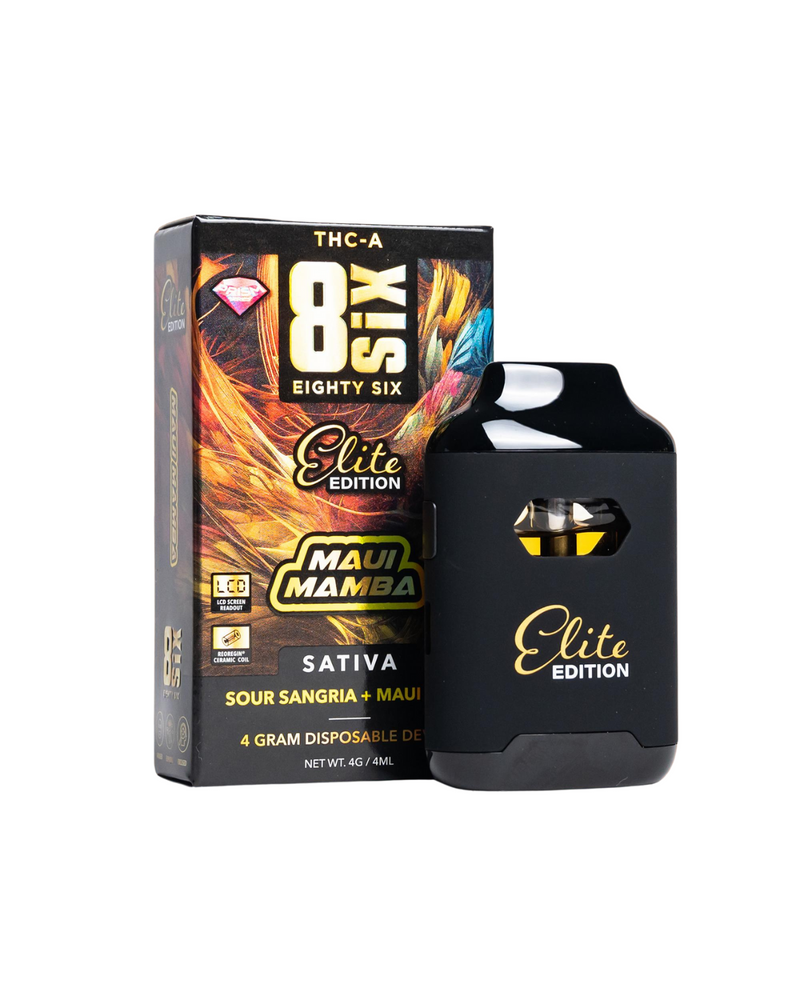 Eighty Six Brand Elite Edition THCA Disposables | 4g