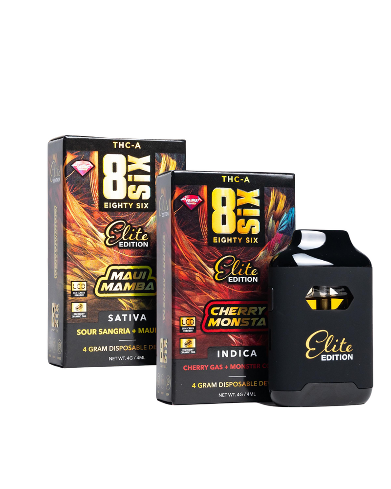 Eighty Six Brand Elite Edition THCA Disposables | 4g