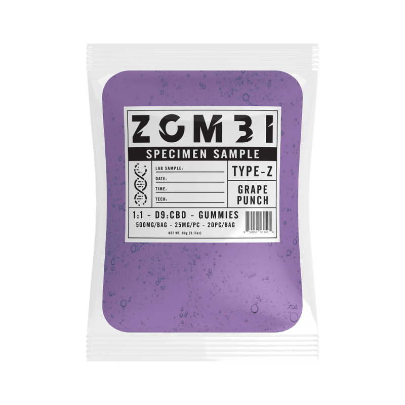 Zombi Delta 9 Gummies | 500mg
