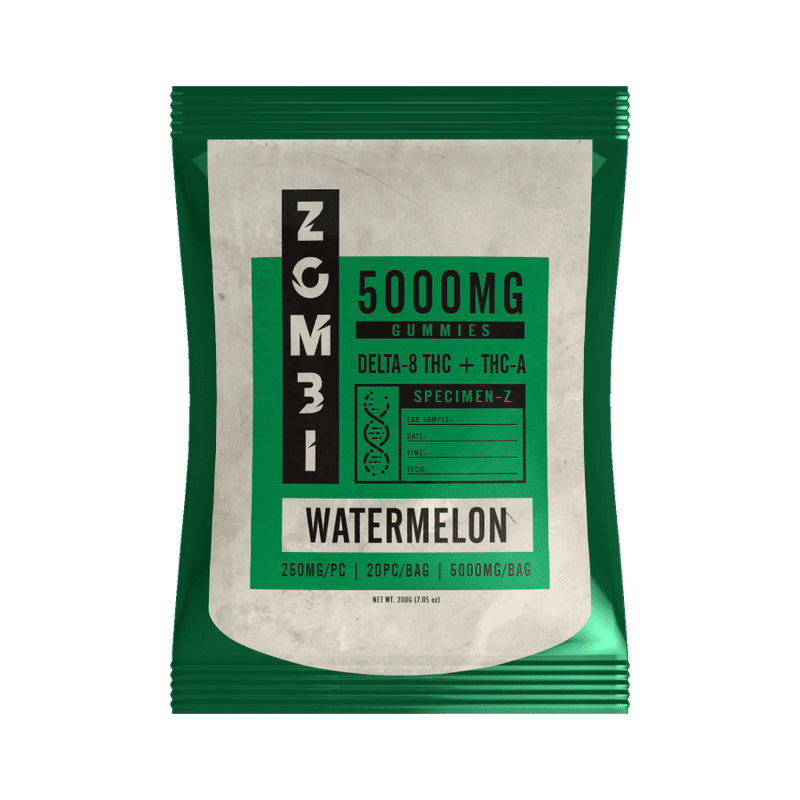 Zombi Delta 8 & THC-A Gummies | 5000mg