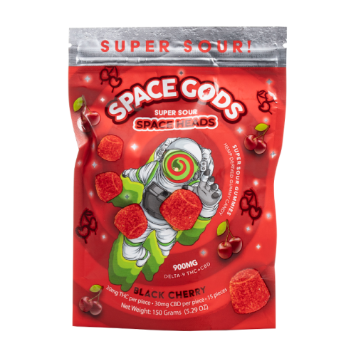 Space Gods Super Sour Space Heads Gummies | 900mg