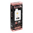 Image of a Torch THCA Live Rosin Disposable vape cartridge box from the brand Torch, containing 5 grams (0.176 oz) of Indica strain. The packaging is pink and black with product details, logos, and natural terpenes for an enhanced experience.