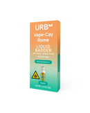 The Urb Liquid Badder Cartridge 2.2g offers a Blue Strawberry flavor in a hybrid blend, enriched with Delta-8, THCA, THCB, and THCP for an elevated experience.