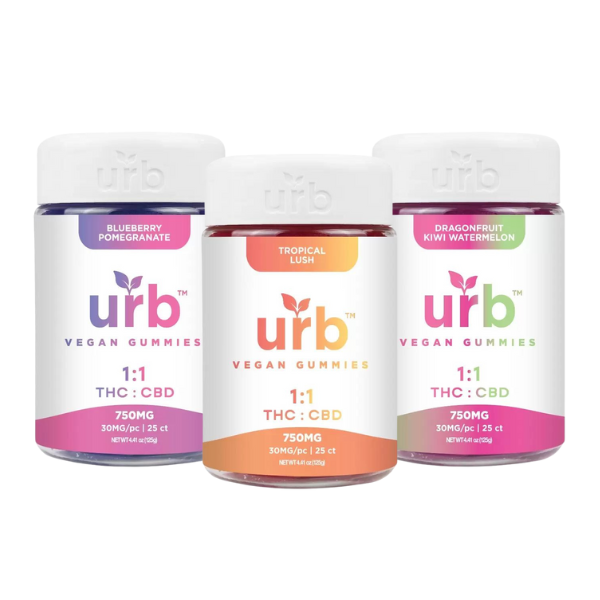 Urb 1:1 THC CBD Gummies