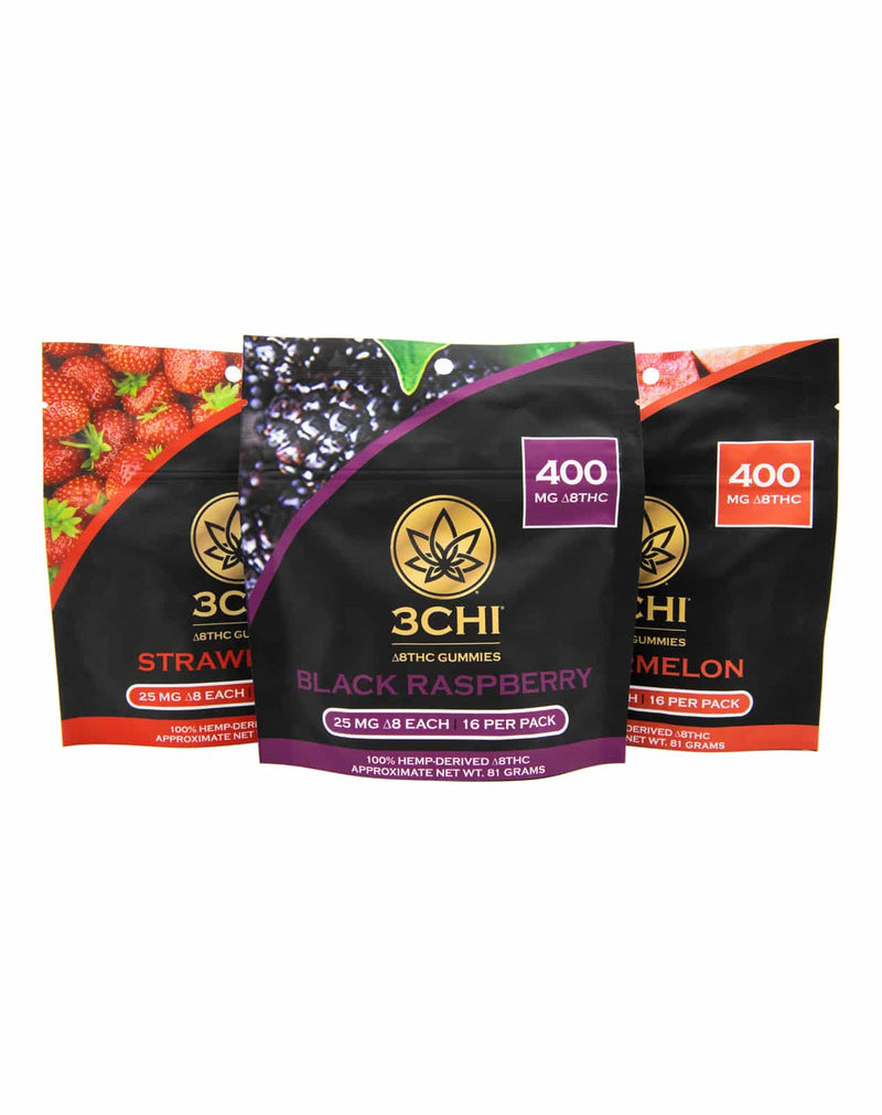 3Chi Delta 8 Gummies - 400mg, 16ct