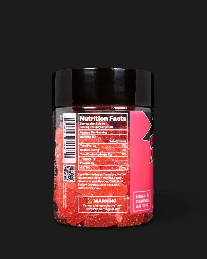 Delta Munchies Delta 8 Gummies 1,000mg 40ct - Watermelon Runtz