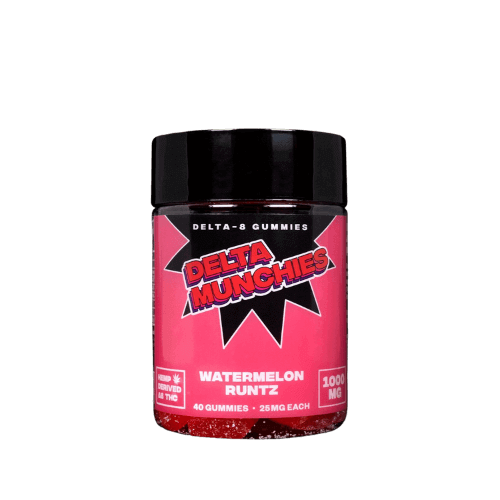 Delta Munchies Delta 8 Gummies 1,000mg 40ct - Watermelon Runtz