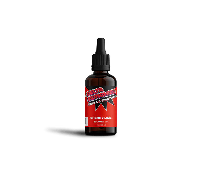 Delta Munchies Delta 8 Tincture - Cherry Lime 1,000mg