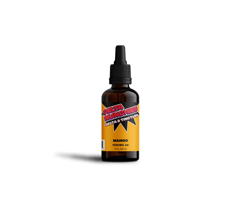 Delta Munchies Delta 8 Tincture - Mango 1,000mg