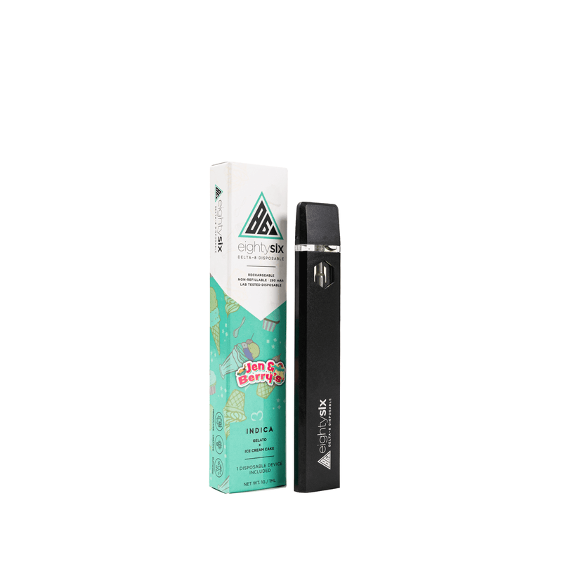 Eighty Six Brand Delta 8 Disposable Vape - Jen & Berry's