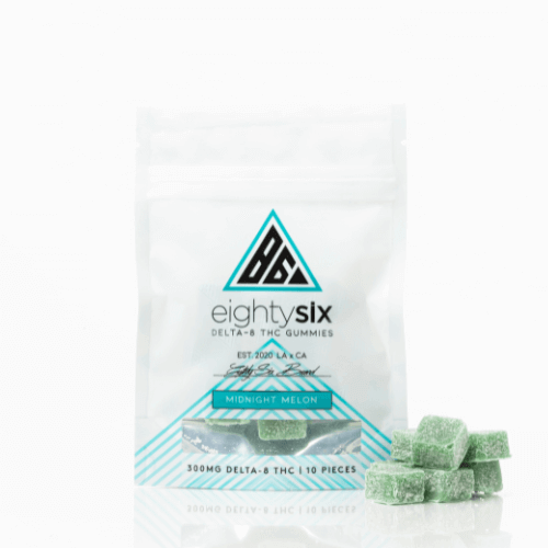 Eighty Six Brand Delta 8 Gummies - Midnight Melon 10ct