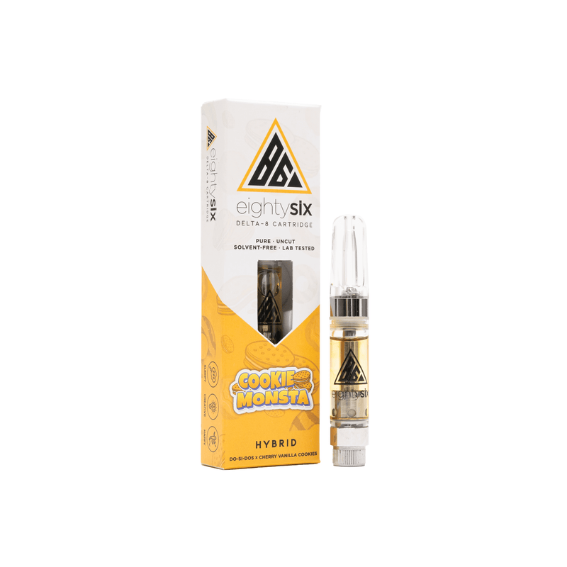 Eighty Six Brand Delta 8 Vape Cartidges - Cookie Monsta