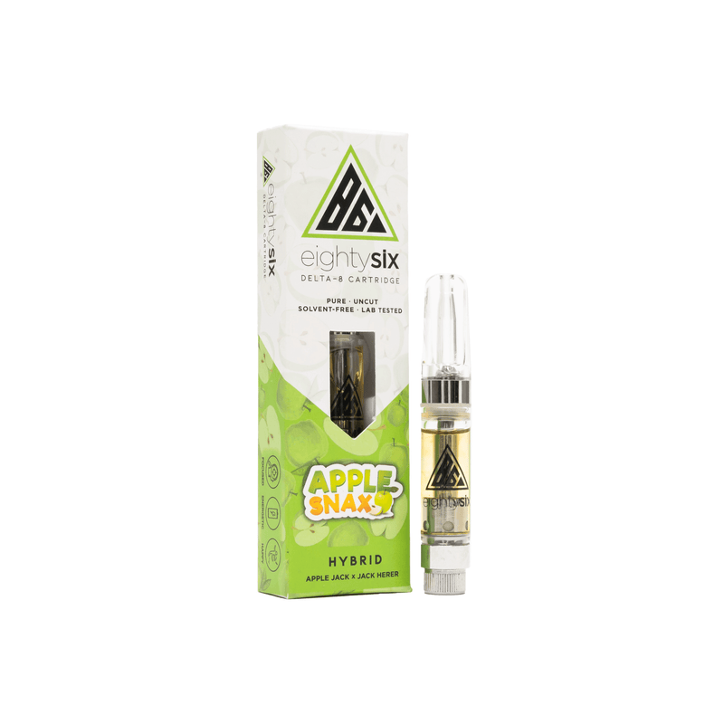 Eighty Six Brand Delta 8 Vape Cartridge - Apple Snax