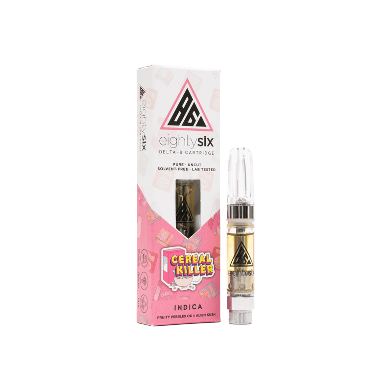 Eighty Six Brand Delta 8 Vape Cartridge - Cereal Killer