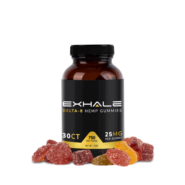 Exhale Wellness Delta 8 Gummies - 750mg, 30ct