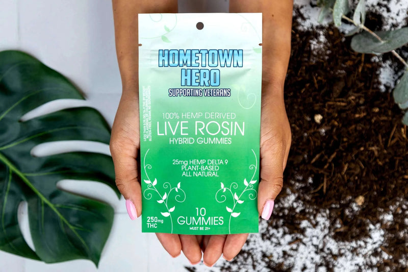 Hometown Hero Delta 9 Live Rosin Gummies - Hybrid