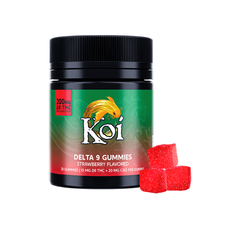 Koi Delta 9 THC Gummies - Strawberry 20ct