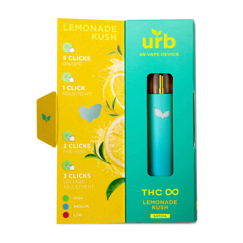 Urb THC Infinity 3g Disposable Vape