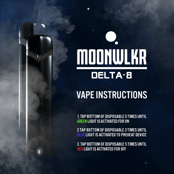 Moonwlkr Delta 8 THC Disposable Vape - Strawnana