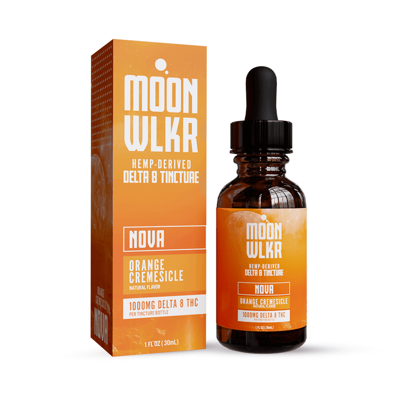 Moonwlkr Delta 8 Tincture 1,000mg - Orange