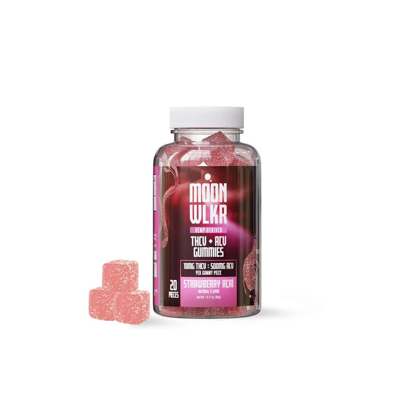 Moonwlkr THCV + Apple Cider Vinegar Gummies - Strawberry Acai