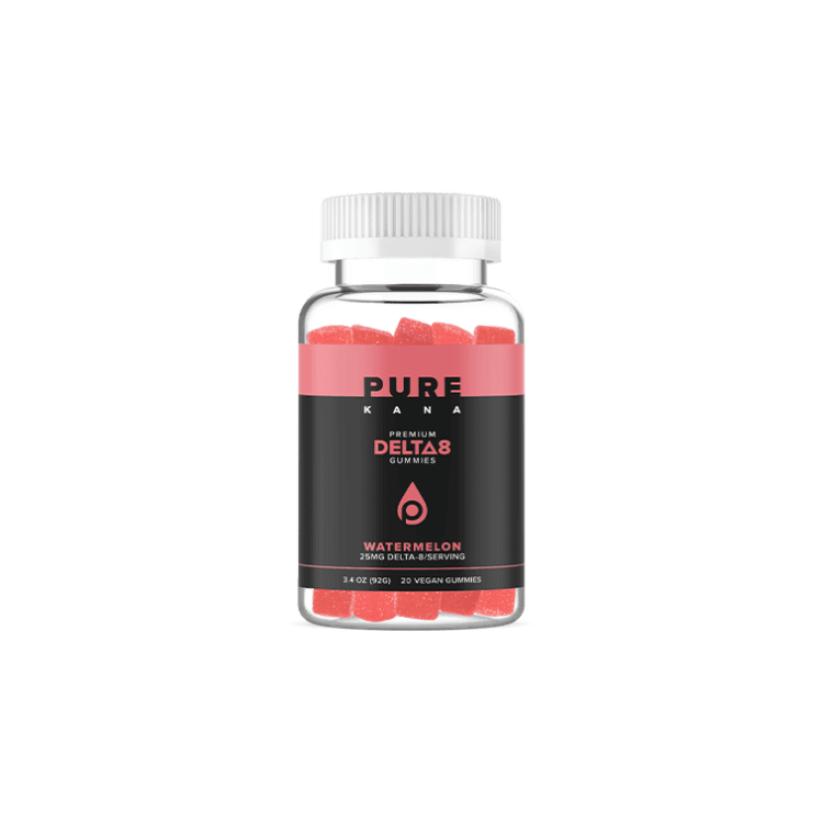 PureKana Delta 8 Gummies 500mg 20ct - Watermelon