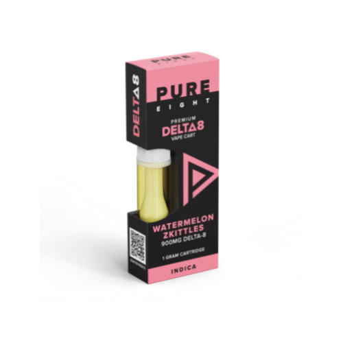 PureKana Delta 8 Vape Cartridge - Watermelon Zkittles