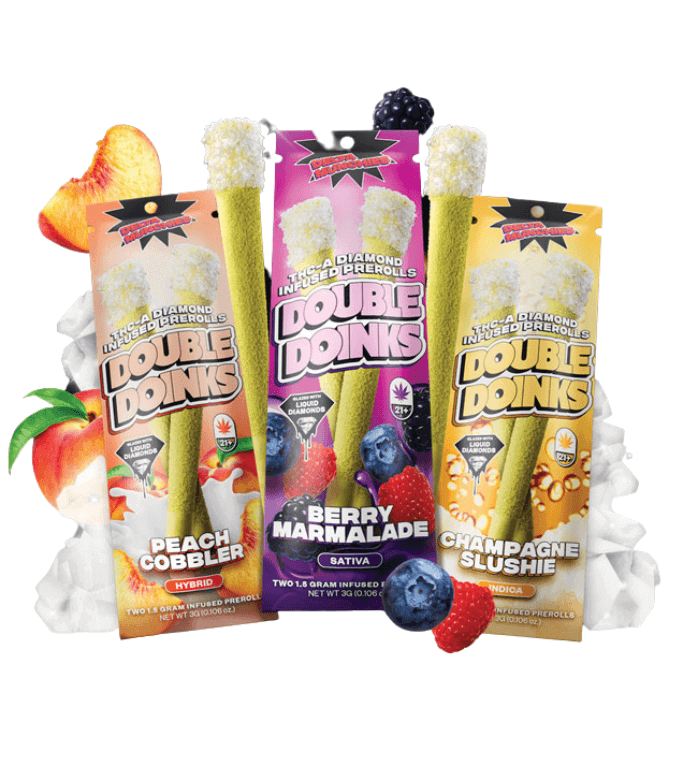 Delta Munchies THC-A Diamond Infused Prerolls | 2pk